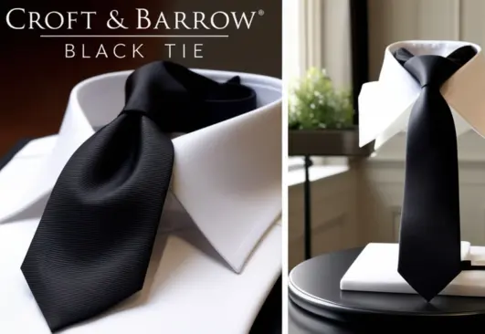 Croft And Barrow Black Tie