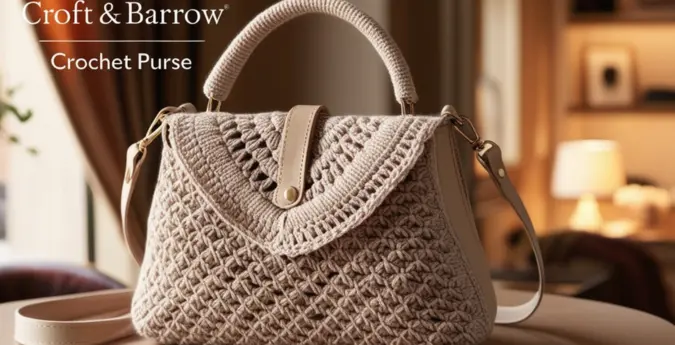 Croft And Barrow Crochet Purse