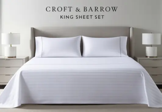 Croft And Barrow King Sheet Set