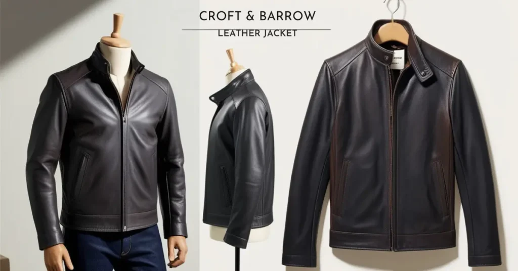 Croft & barrow leather jacket best sale