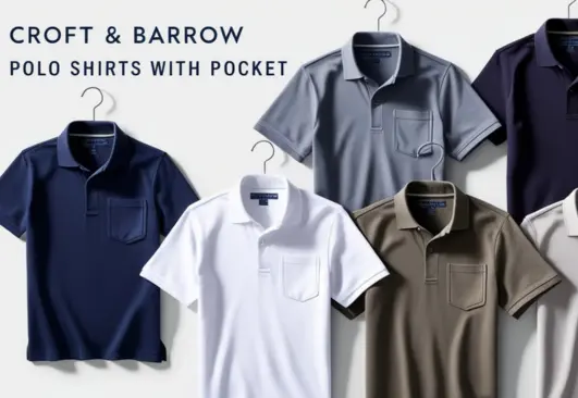 Croft And Barrow Polo Shirts With Pocket