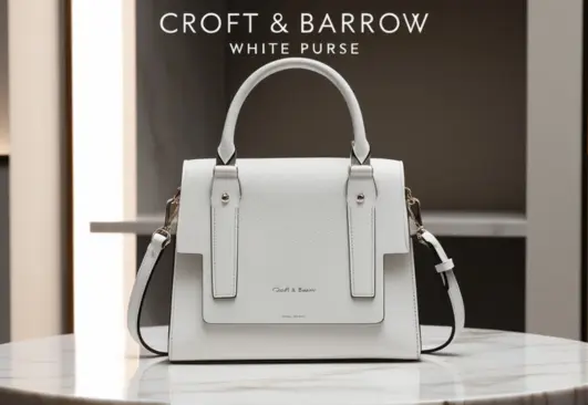 Croft And Barrow White Purse