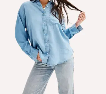 Juniors' SO® Oversized Shirt