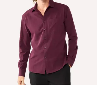 Men's Apt. 9® Standard Untucked-Fit Performance Button-Down Shirt